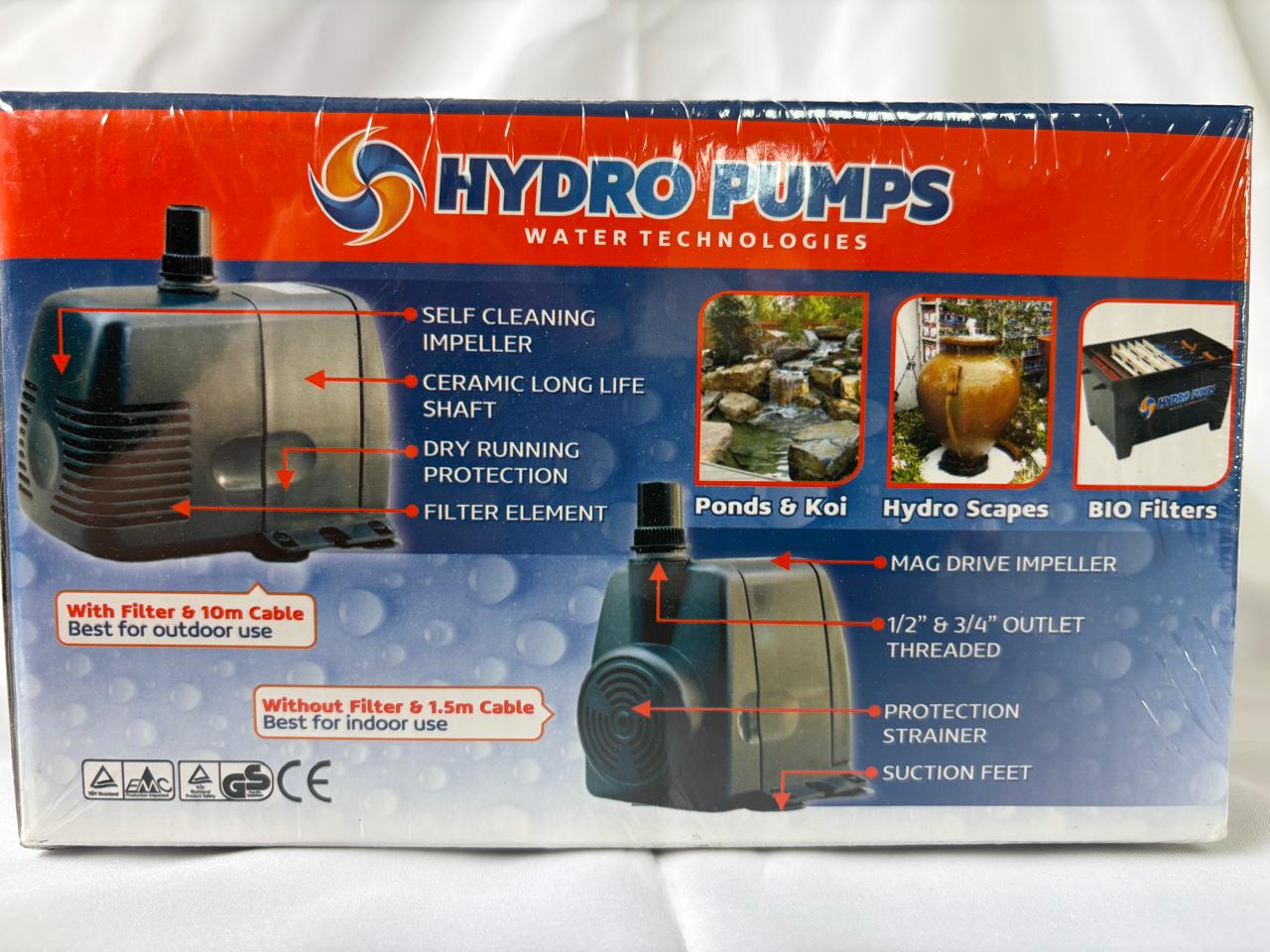 Hydro Pumps 1000L/h