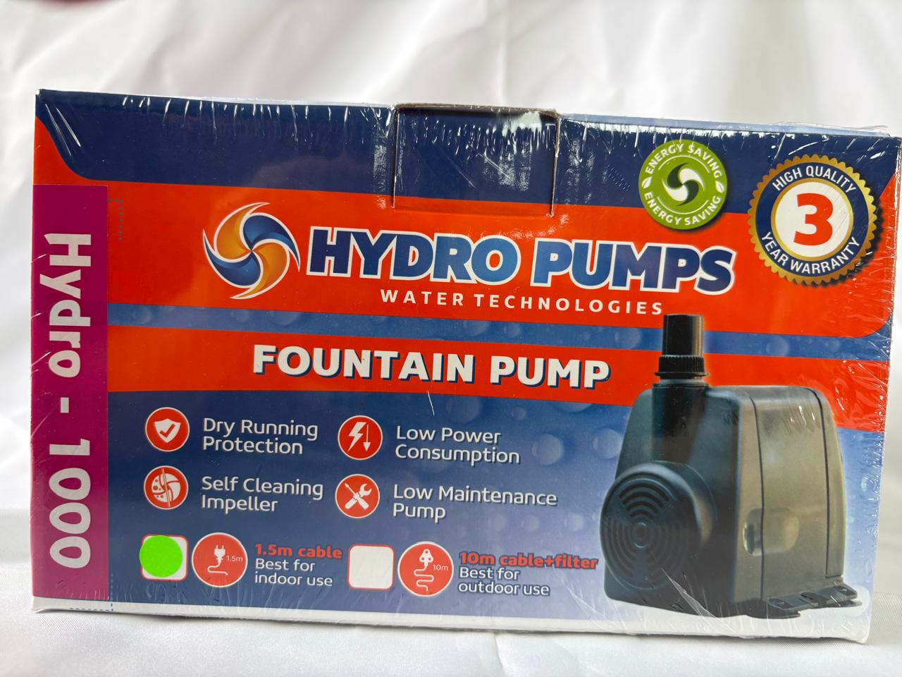 Hydro Pumps 1000L/h