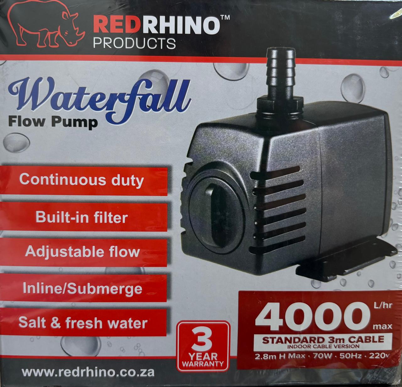 Waterfall Flow Pump 4000L/h